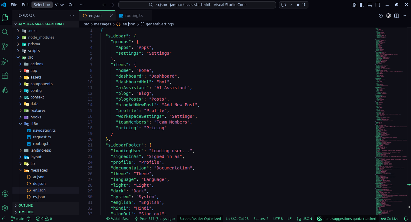Paddle webhook settings page